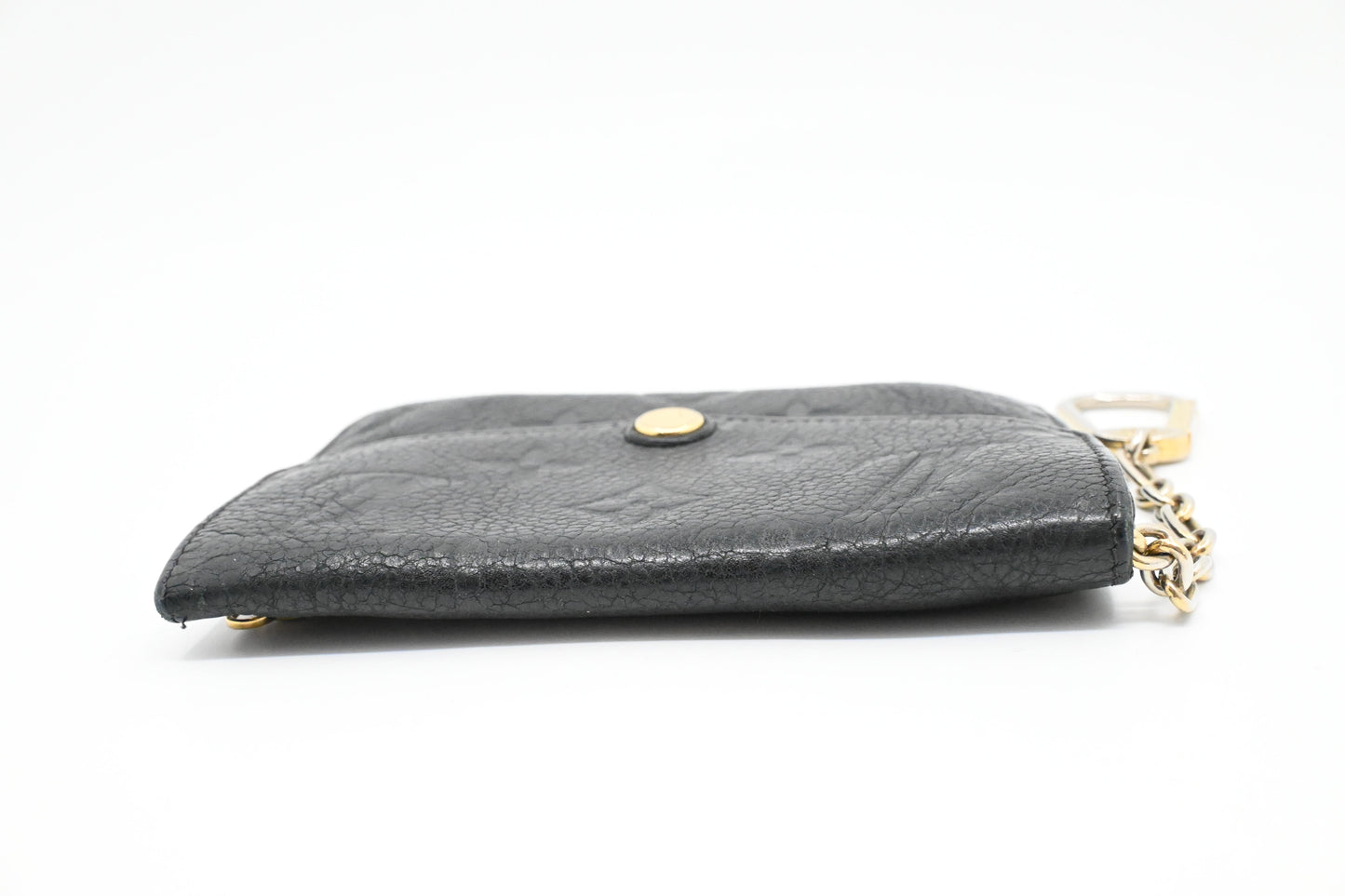Louis Vuitton Pochette Cles in Navy Empreinte Leather