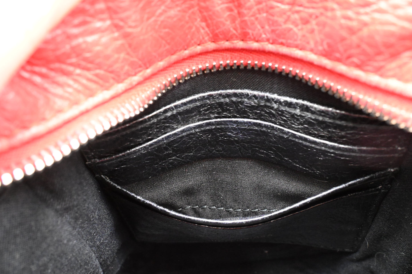 Balenciaga Bazar Shopper in Red Leather