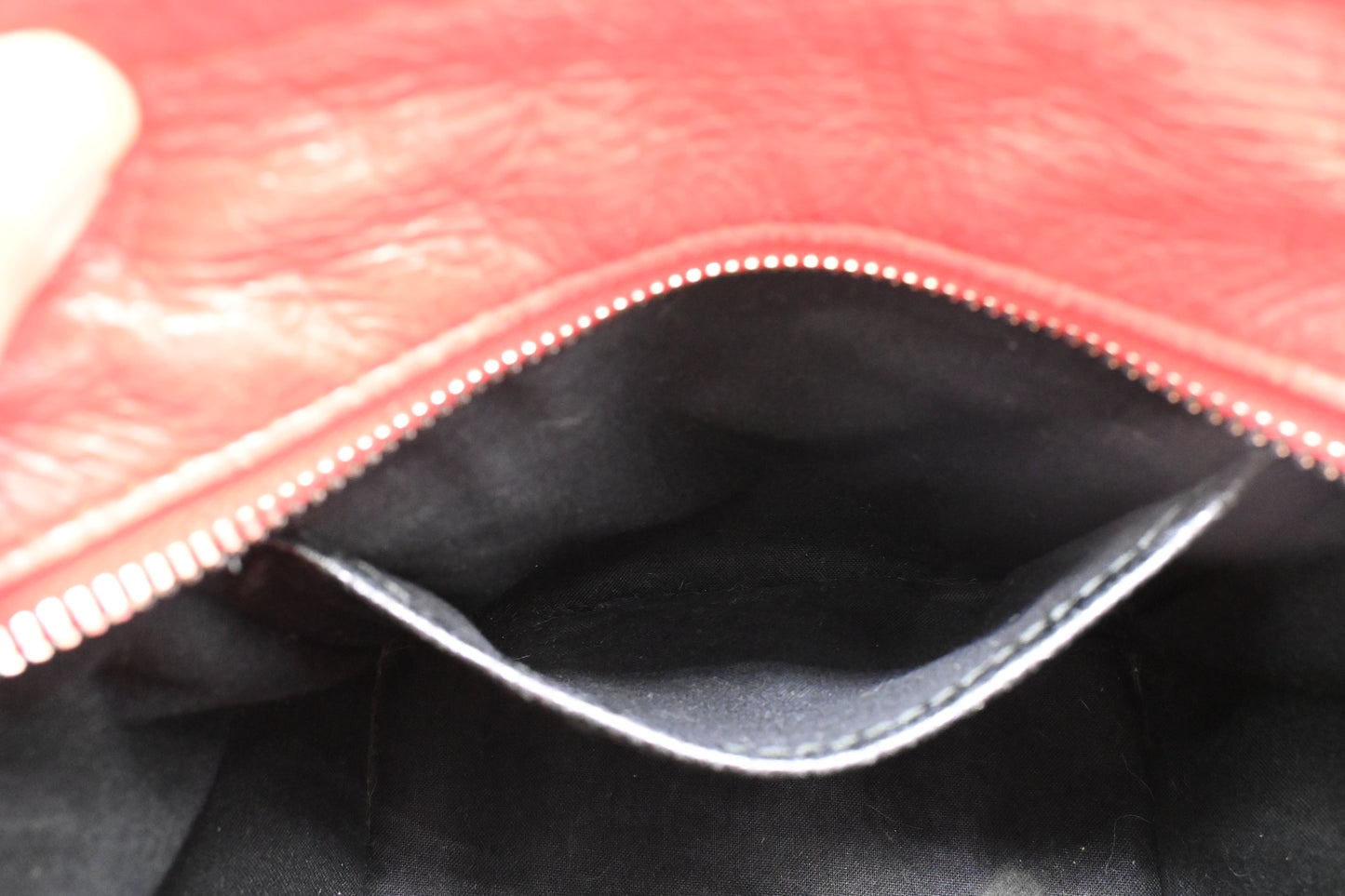 Balenciaga Bazar Shopper in Red Leather