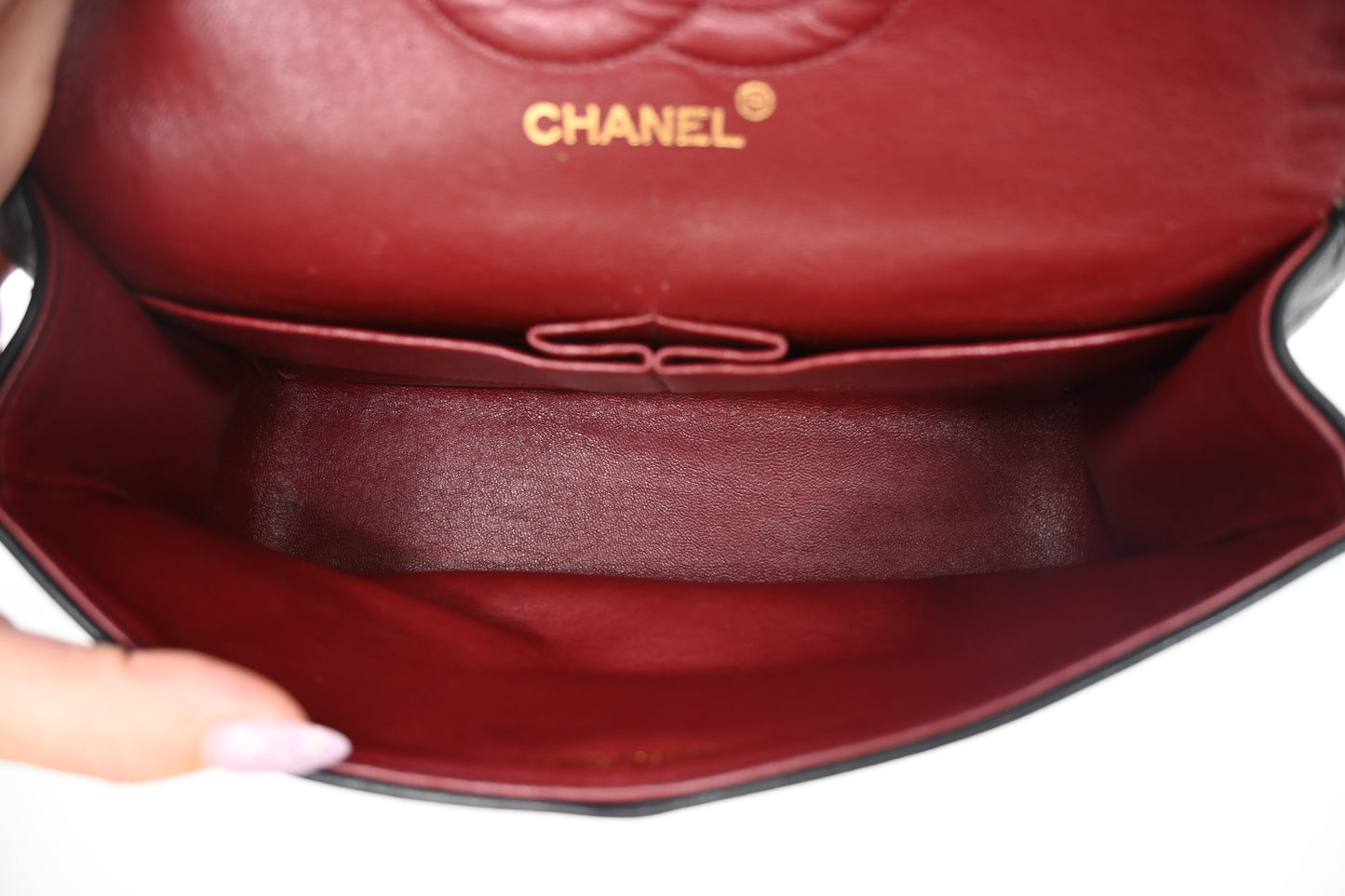 Chanel Medium Double Flap in Black Matelassé Leather
