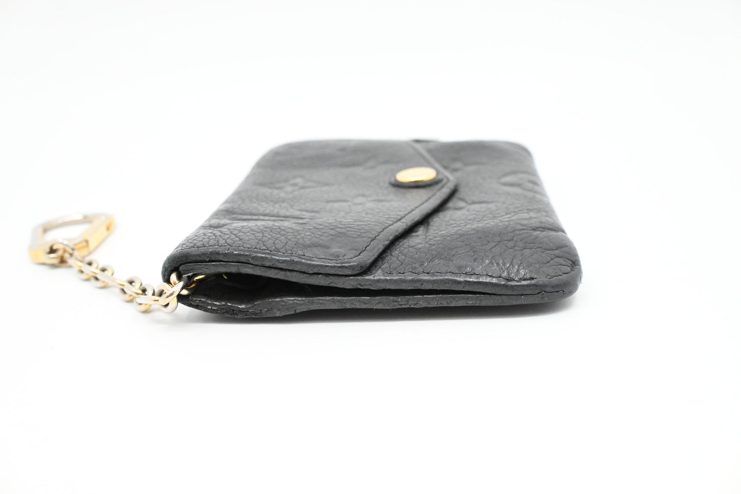 Louis Vuitton Pochette Cles in Navy Empreinte Leather
