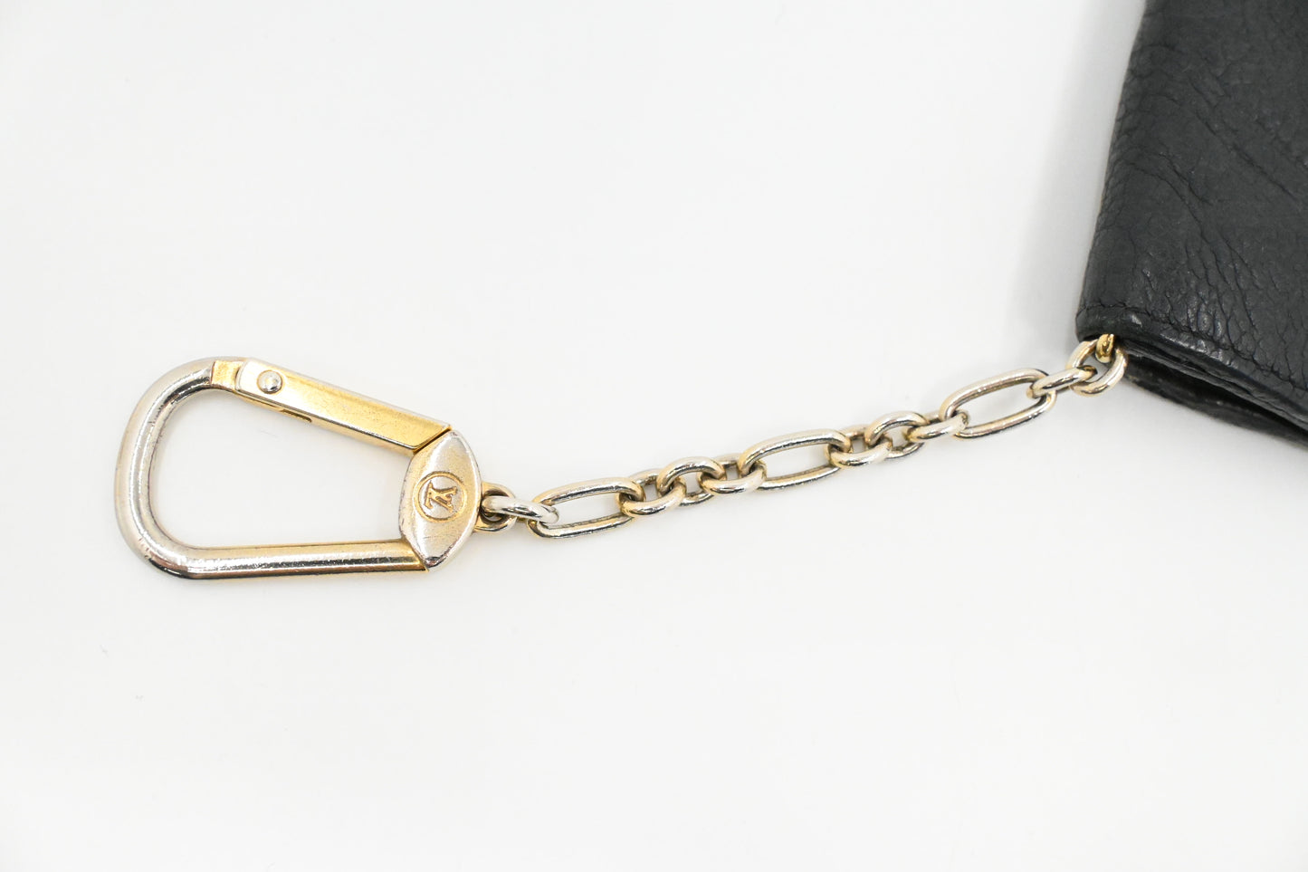 Louis Vuitton Pochette Cles in Navy Empreinte Leather