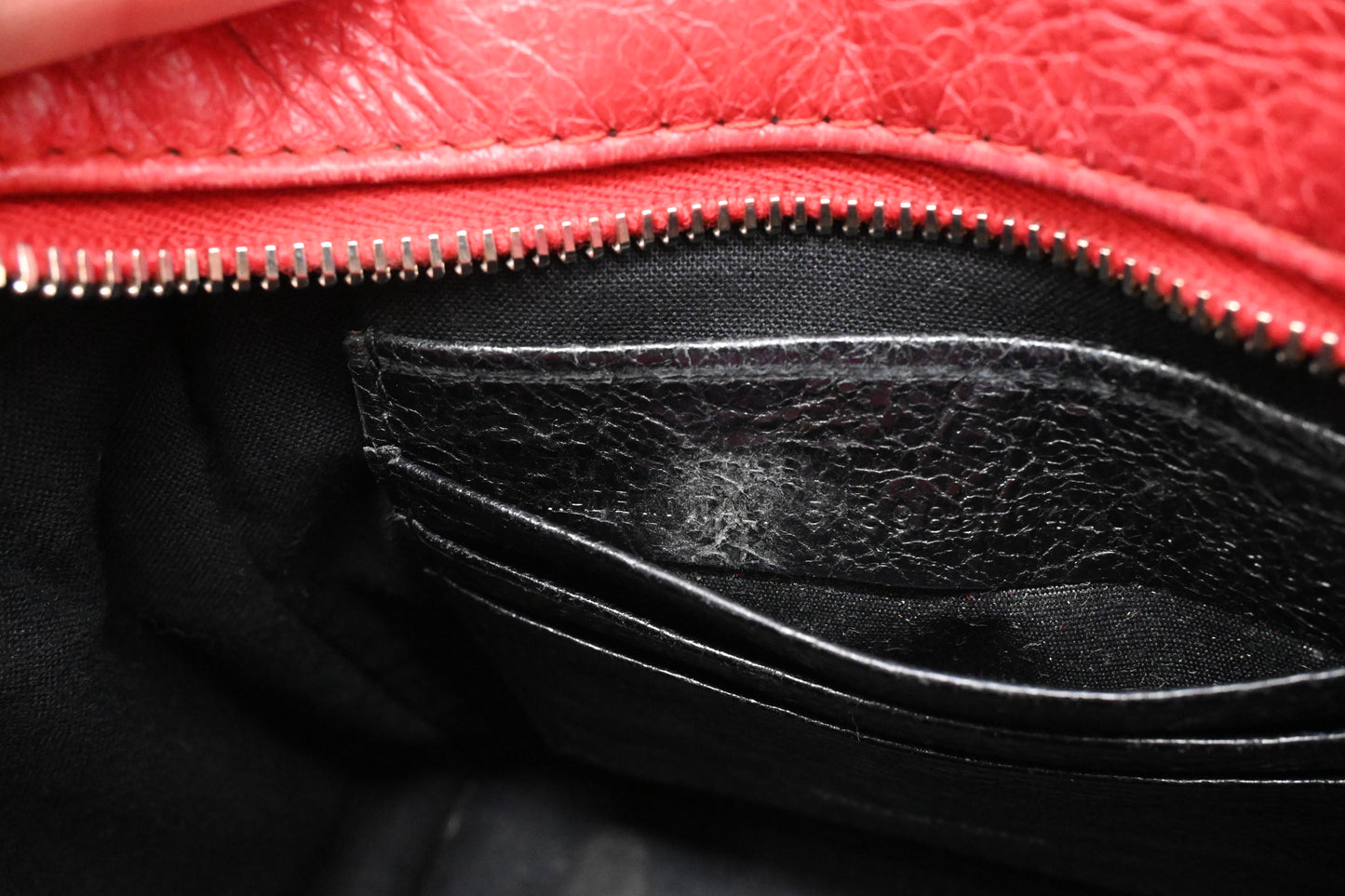 Balenciaga Bazar Shopper in Red Leather