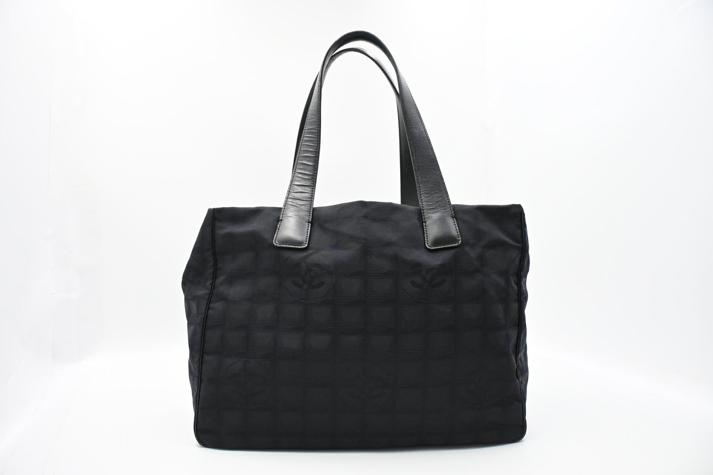 Chanel New Travel Line Tote in Black Canvas