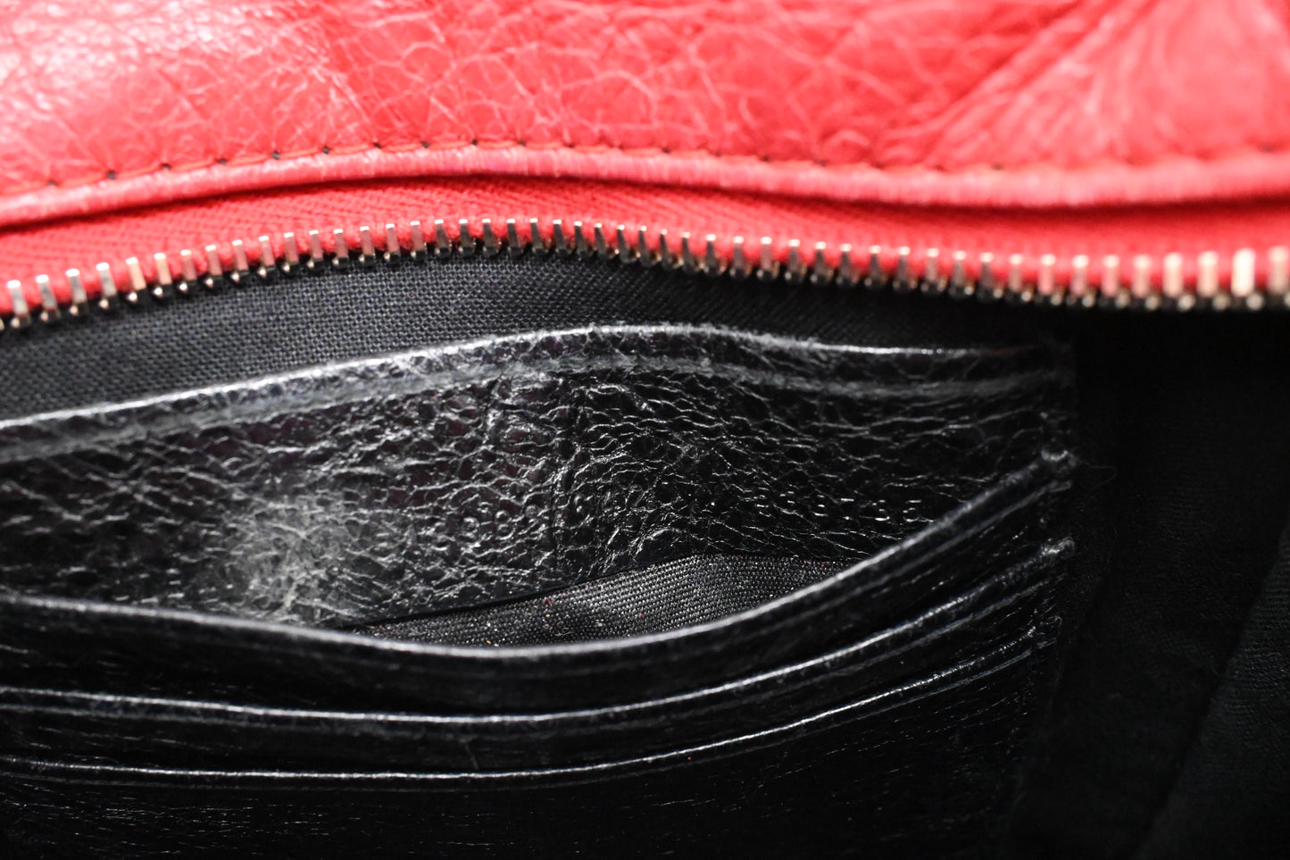 Balenciaga Bazar Shopper in Red Leather