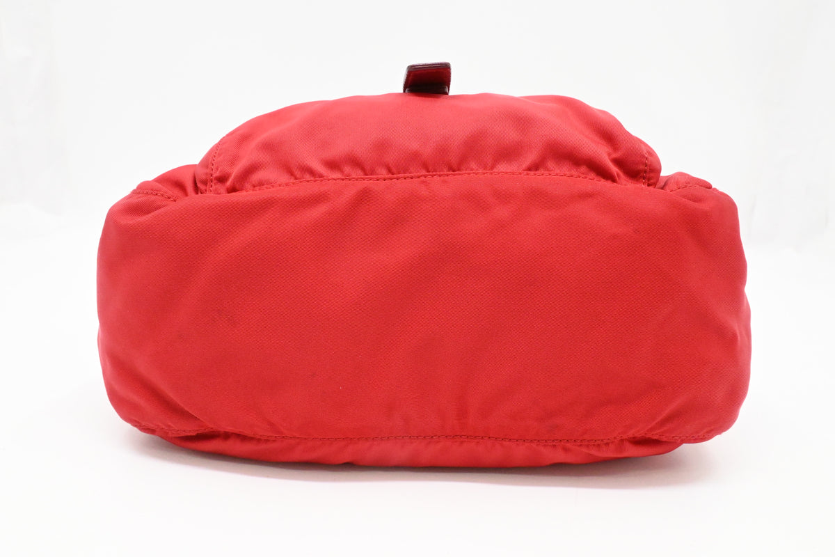 Prada Crossbody Bag in Red Nylon Canvas
