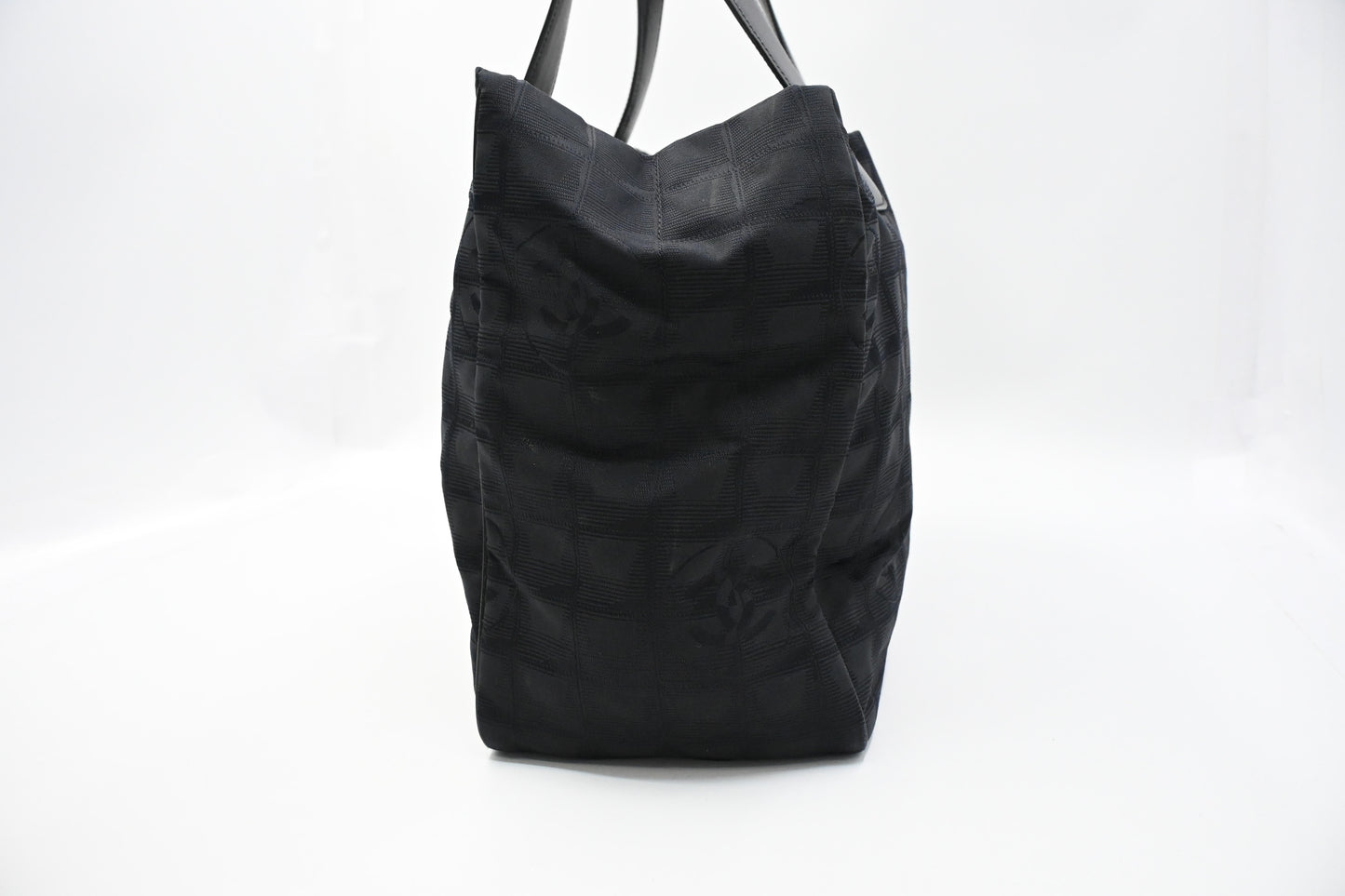 Chanel New Travel Line Tote in Black Canvas