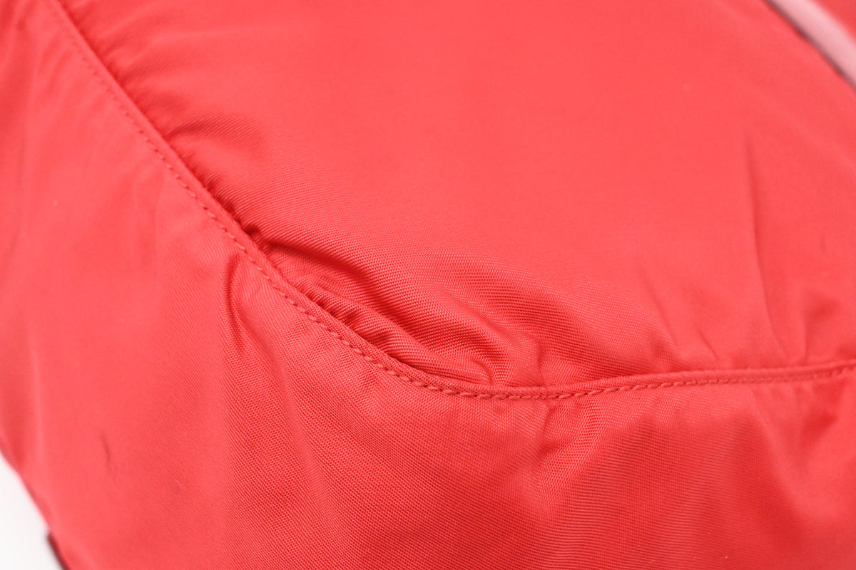 Prada Crossbody Bag in Red Nylon Canvas
