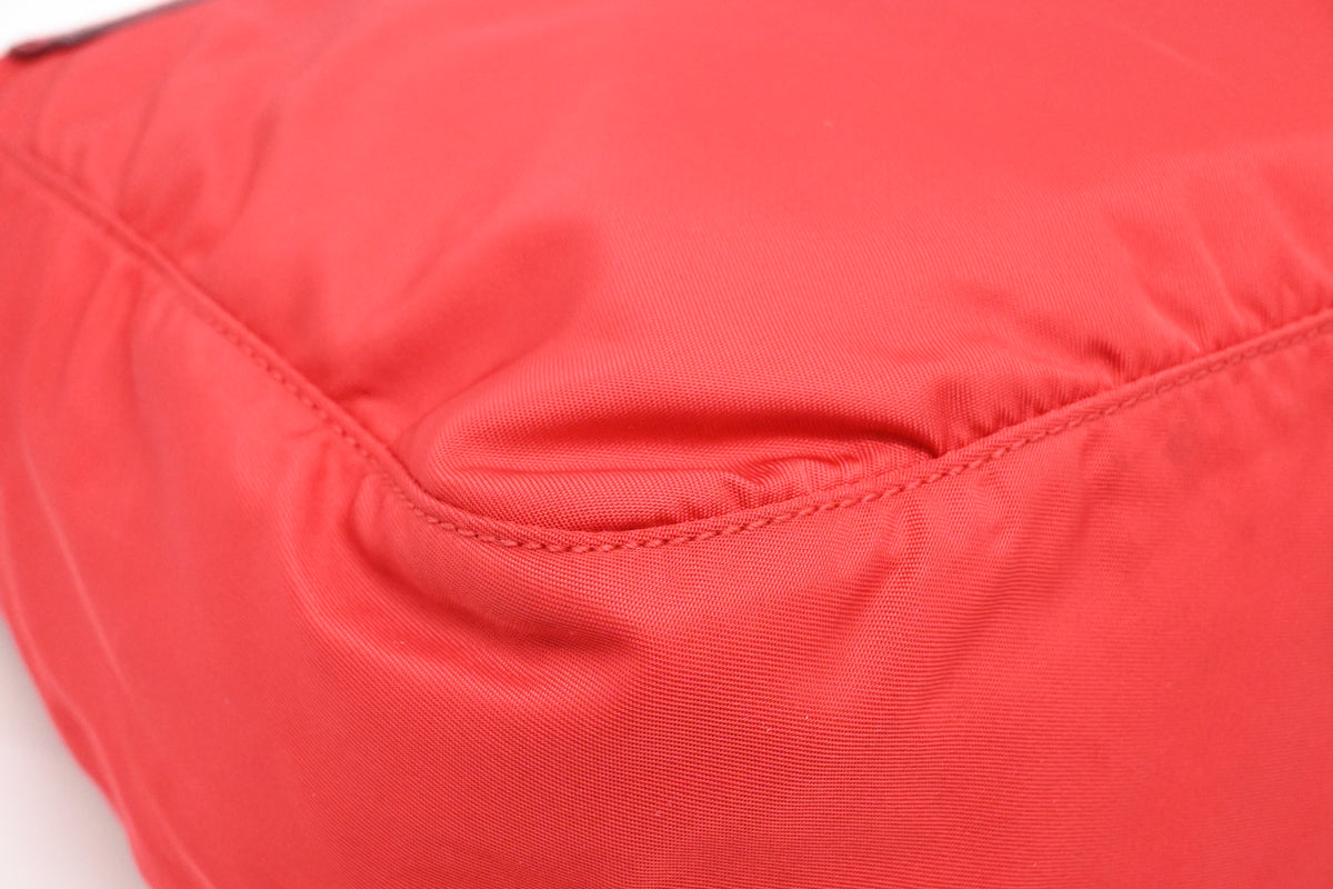 Prada Crossbody Bag in Red Nylon Canvas