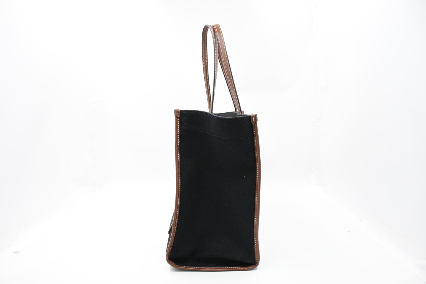 Burberry Tote in Dark Navy Blue Canvas