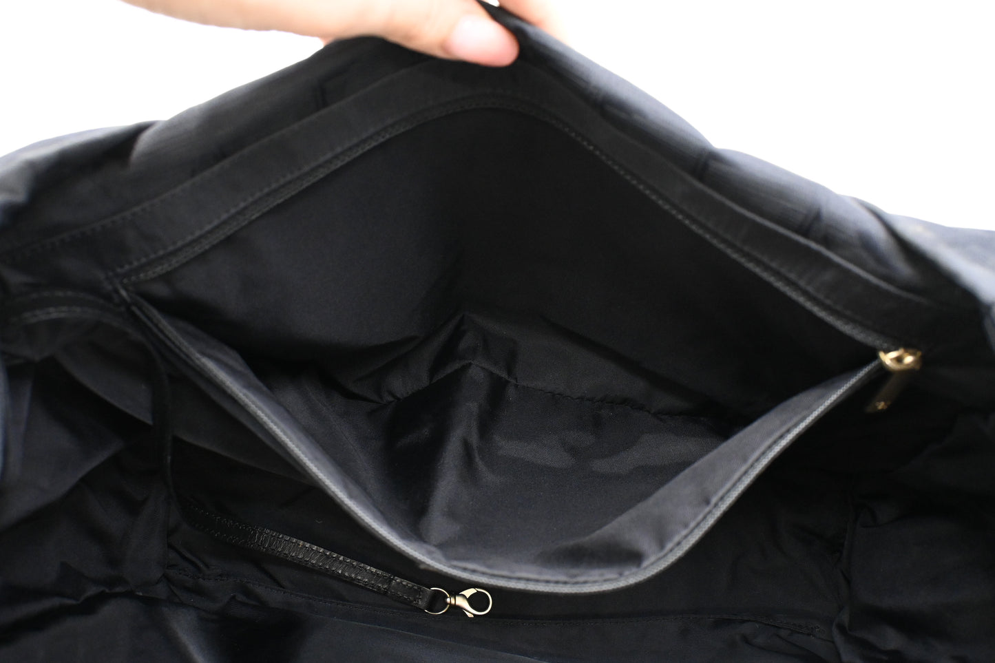 Chanel New Travel Line Tote in Black Canvas