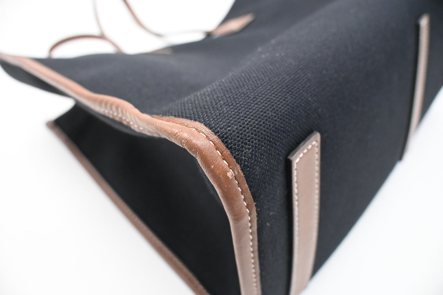 Burberry Tote in Dark Navy Blue Canvas