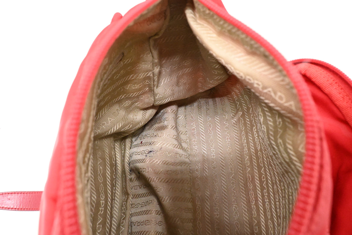 Prada Crossbody Bag in Red Nylon Canvas