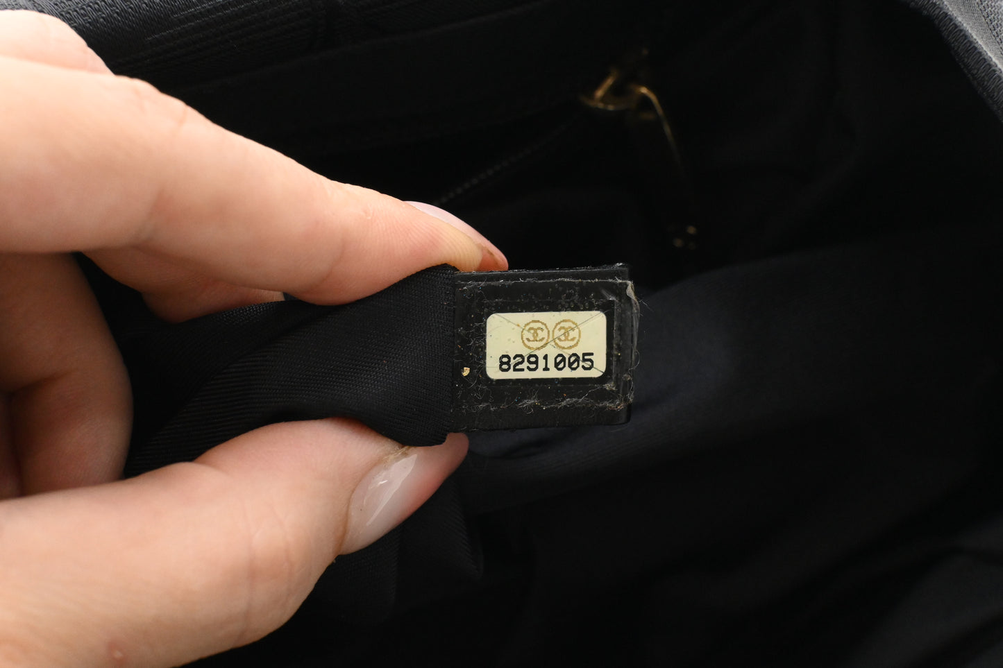 Chanel New Travel Line Tote in Black Canvas
