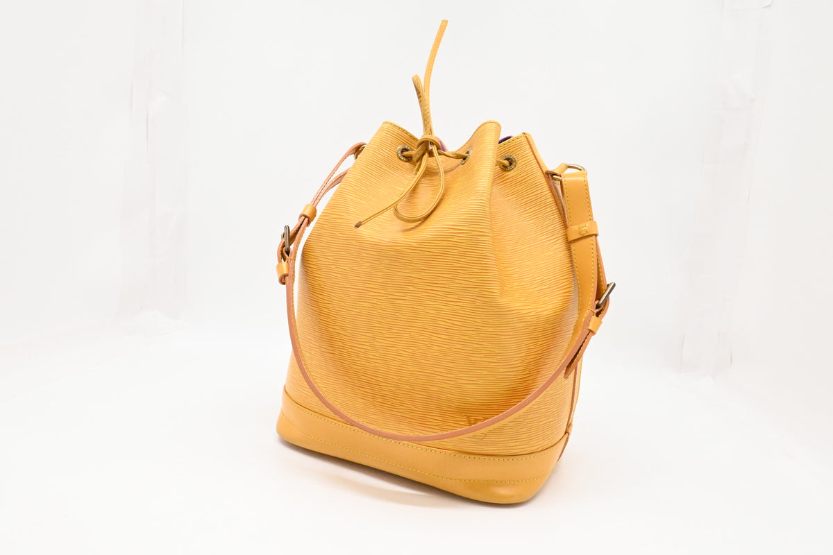 Louis Vuitton Noe in Yellow Epi Leather