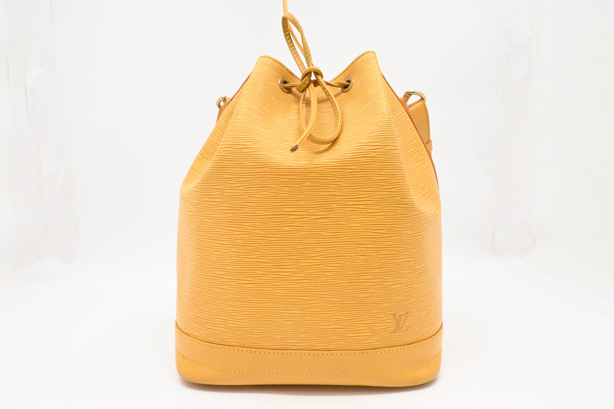 Louis Vuitton Noe in Yellow Epi Leather