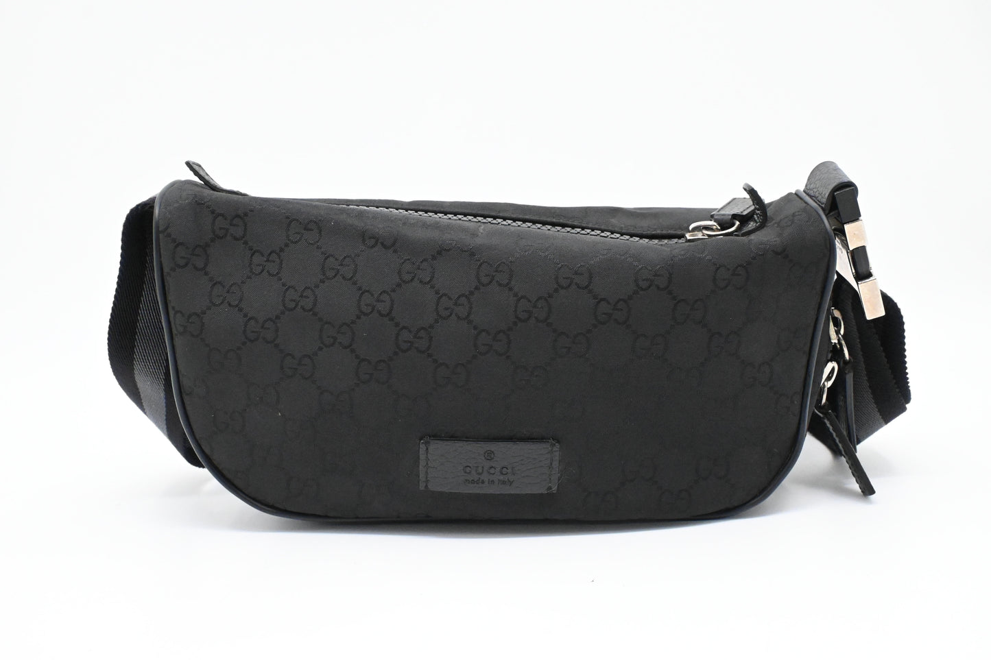 Gucci Waist Bag in Black GG Canvas