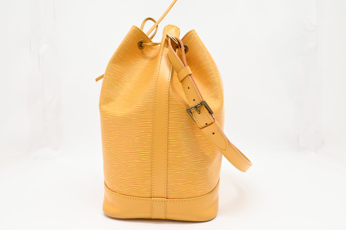 Louis Vuitton Noe in Yellow Epi Leather
