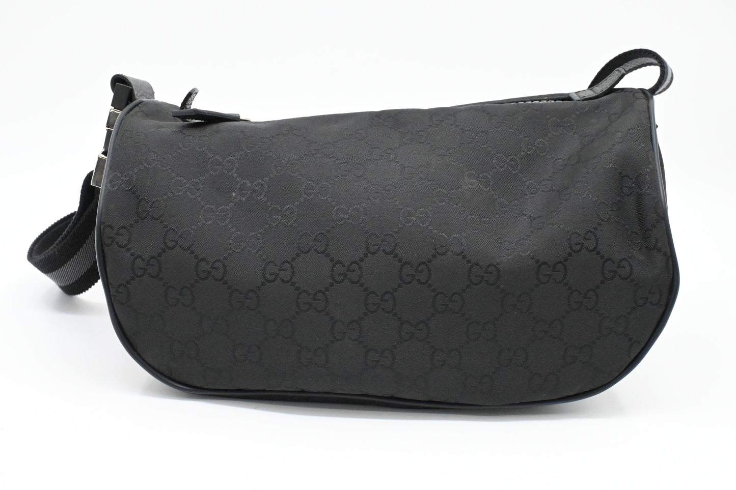 Gucci Waist Bag in Black GG Canvas