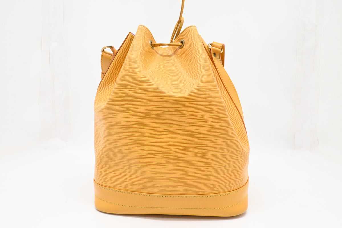 Louis Vuitton Noe in Yellow Epi Leather