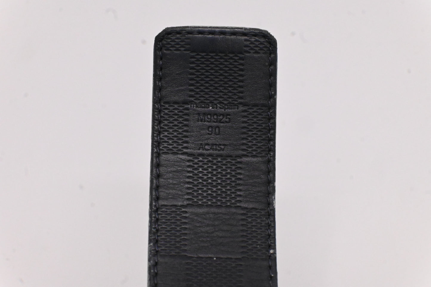 Louis Vuitton Initials Reversible Belt in Damier Cobalt Canvas