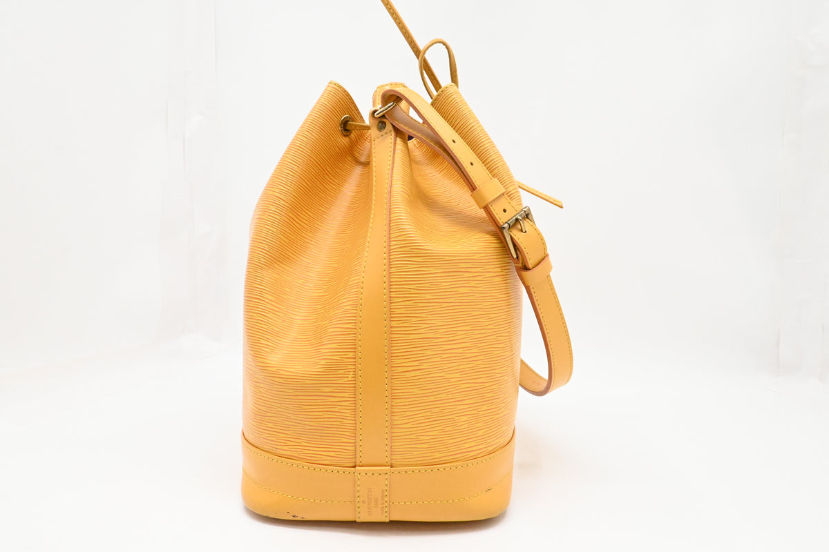 Louis Vuitton Noe in Yellow Epi Leather