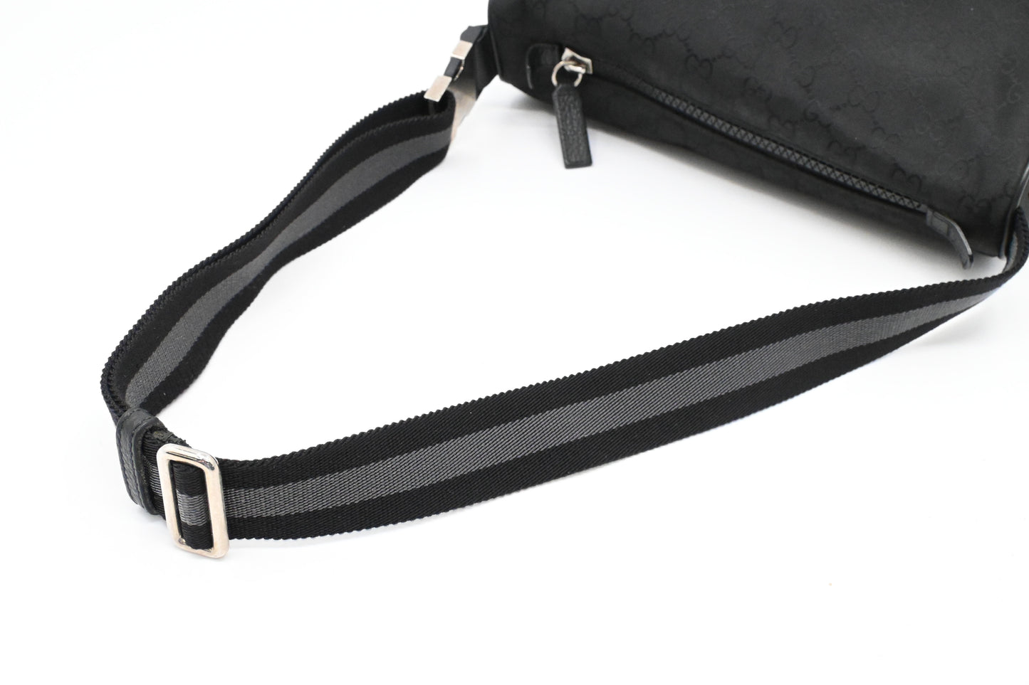 Gucci Waist Bag in Black GG Canvas