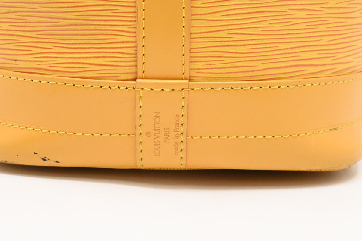 Louis Vuitton Noe in Yellow Epi Leather