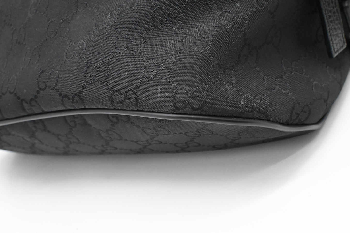 Gucci Waist Bag in Black GG Canvas