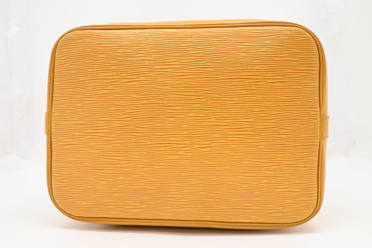 Louis Vuitton Noe in Yellow Epi Leather