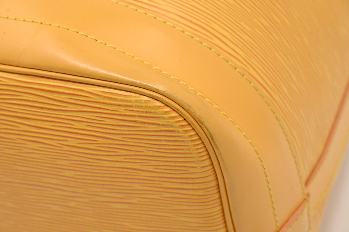 Louis Vuitton Noe in Yellow Epi Leather