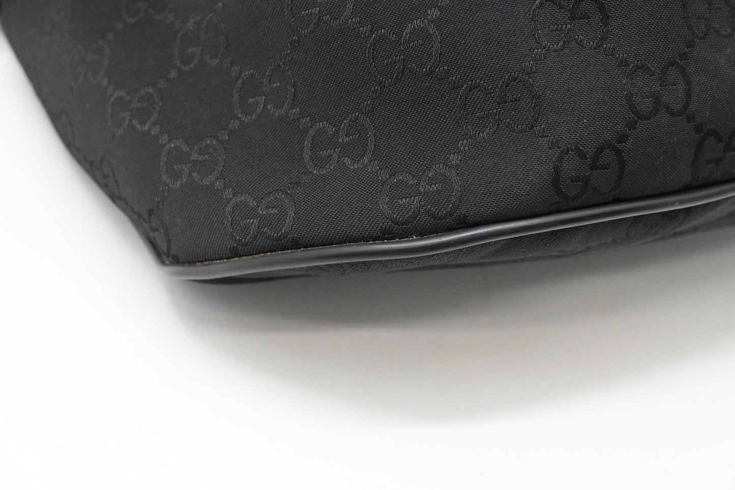 Gucci Waist Bag in Black GG Canvas