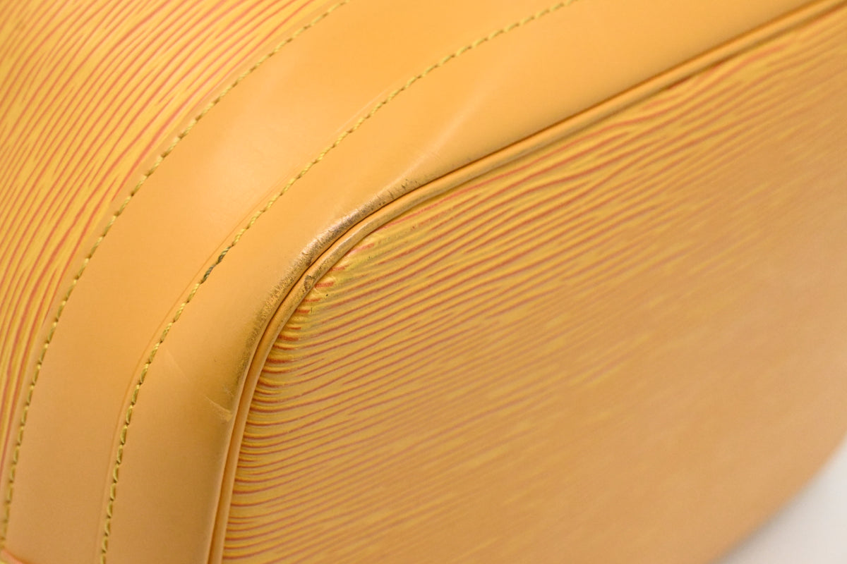 Louis Vuitton Noe in Yellow Epi Leather