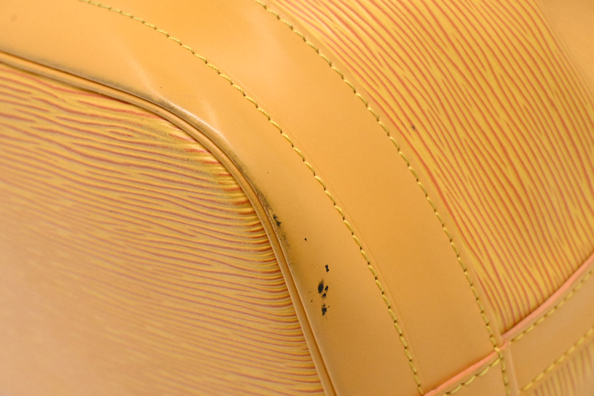 Louis Vuitton Noe in Yellow Epi Leather