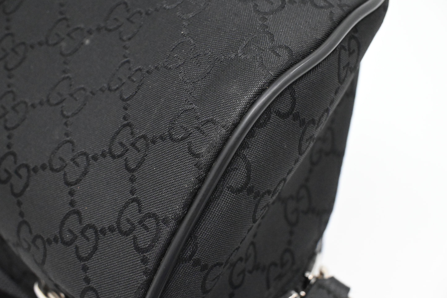 Gucci Waist Bag in Black GG Canvas