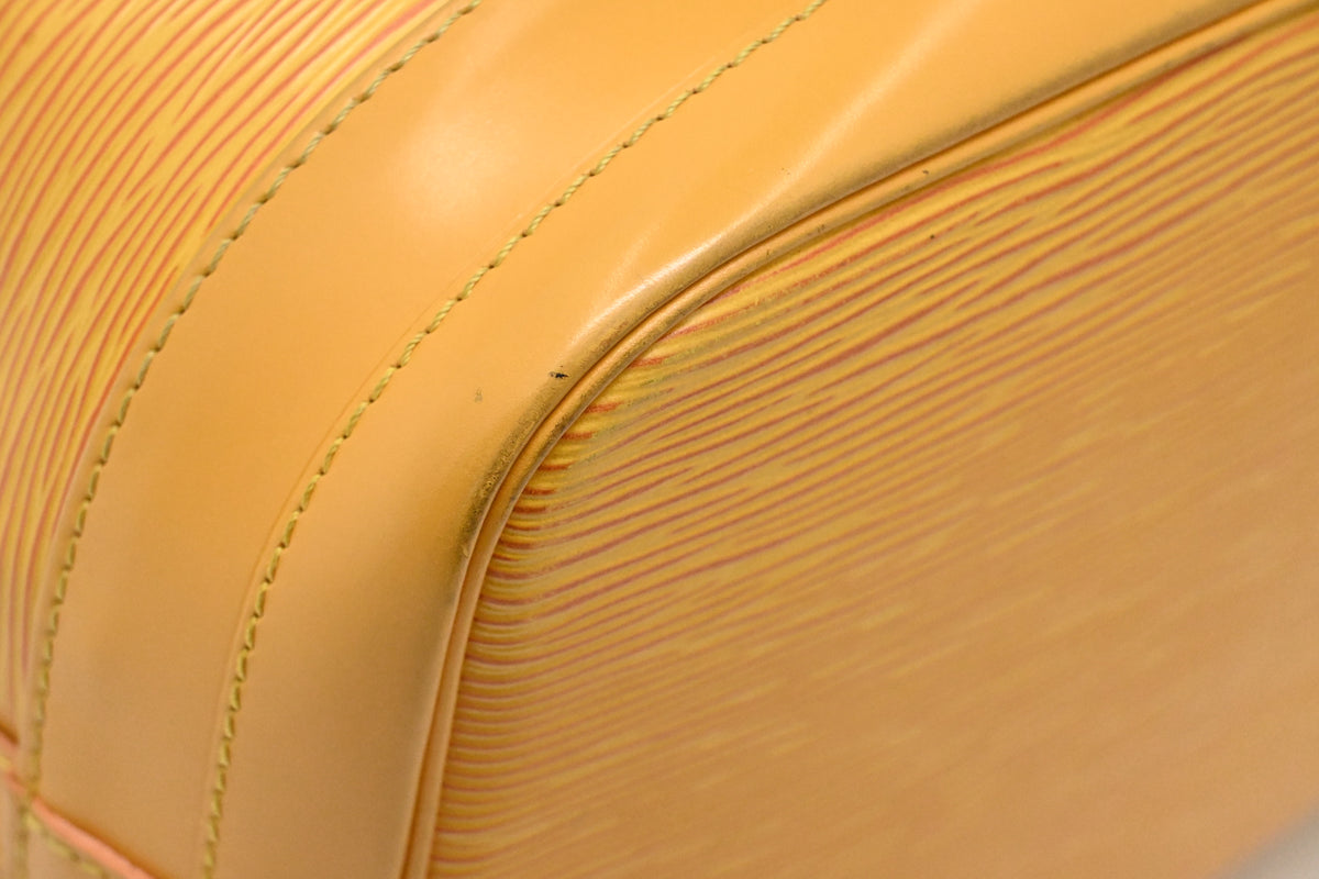 Louis Vuitton Noe in Yellow Epi Leather