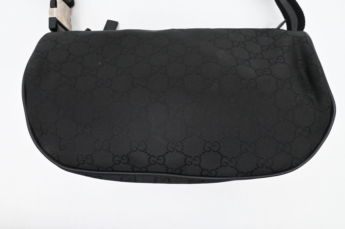 Gucci Waist Bag in Black GG Canvas