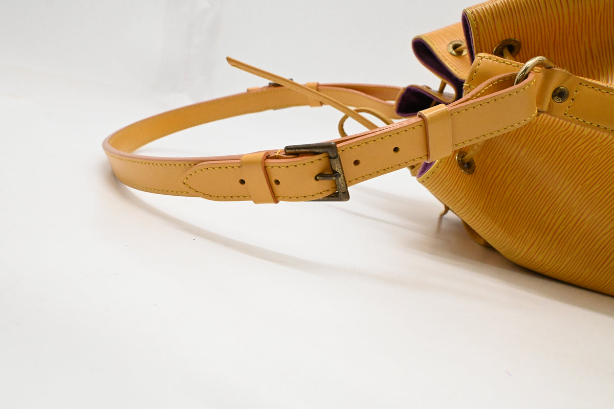 Louis Vuitton Noe in Yellow Epi Leather