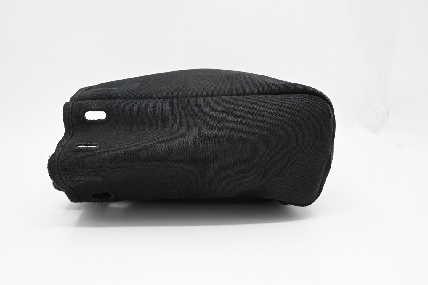 Hermes Toile Herbag A Dos PM Backpack in Black Canvas
