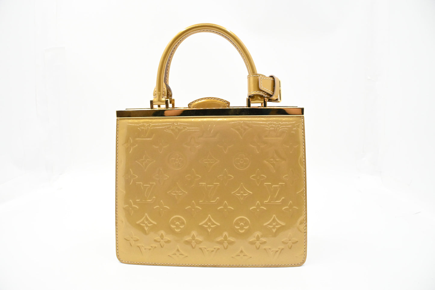 Louis Vuitton Deesse PM in Gold Vernis Leather