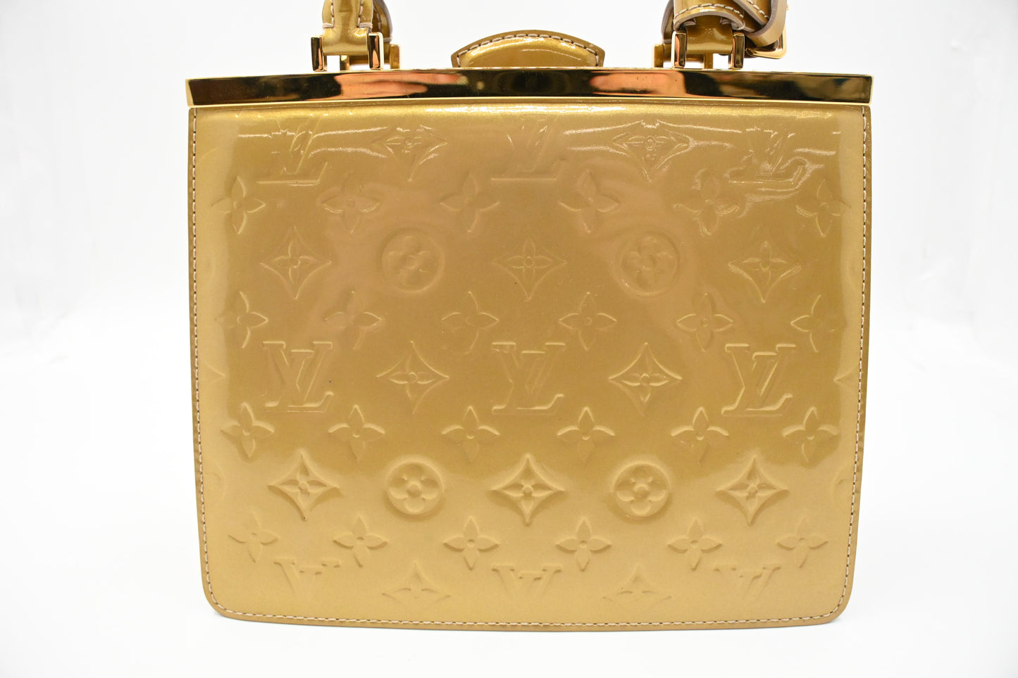 Louis Vuitton Deesse PM in Gold Vernis Leather