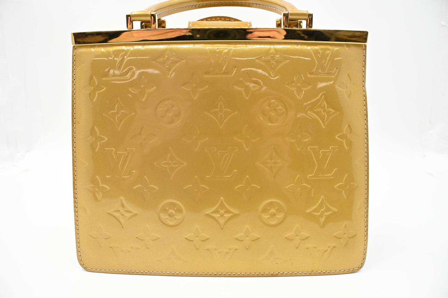 Louis Vuitton Deesse PM in Gold Vernis Leather