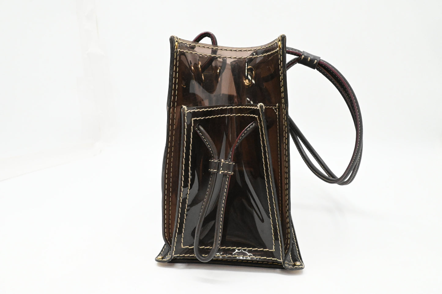 Loewe Shoulder Bag in Brown Clear Vinyl