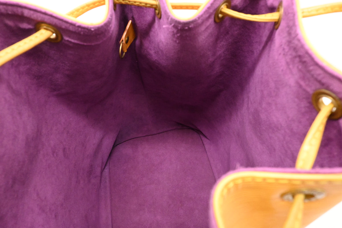 Louis Vuitton Noe in Yellow Epi Leather