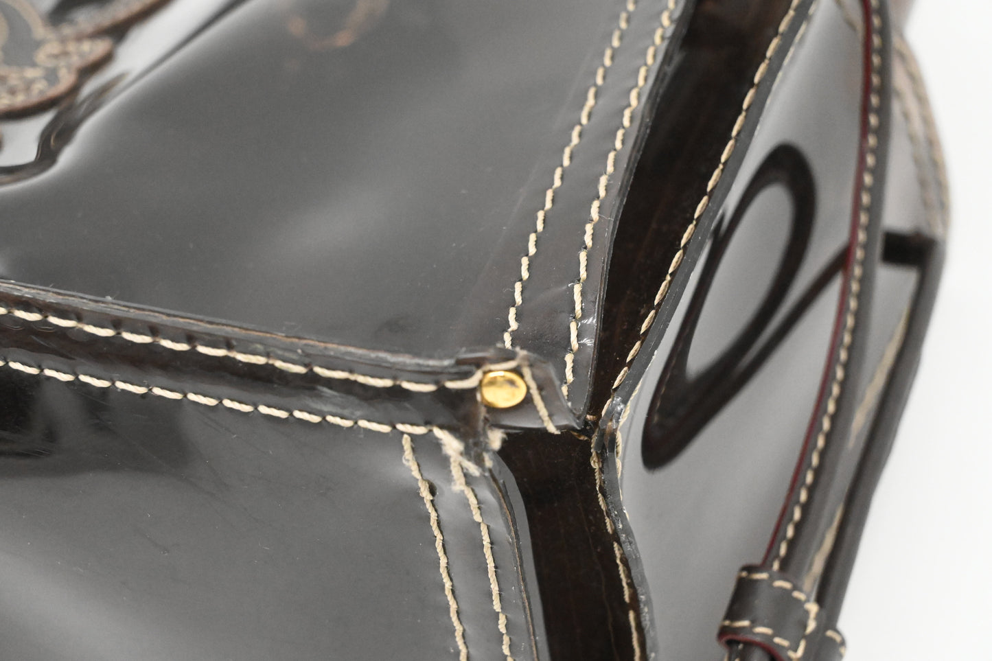 Loewe Shoulder Bag in Brown Clear Vinyl