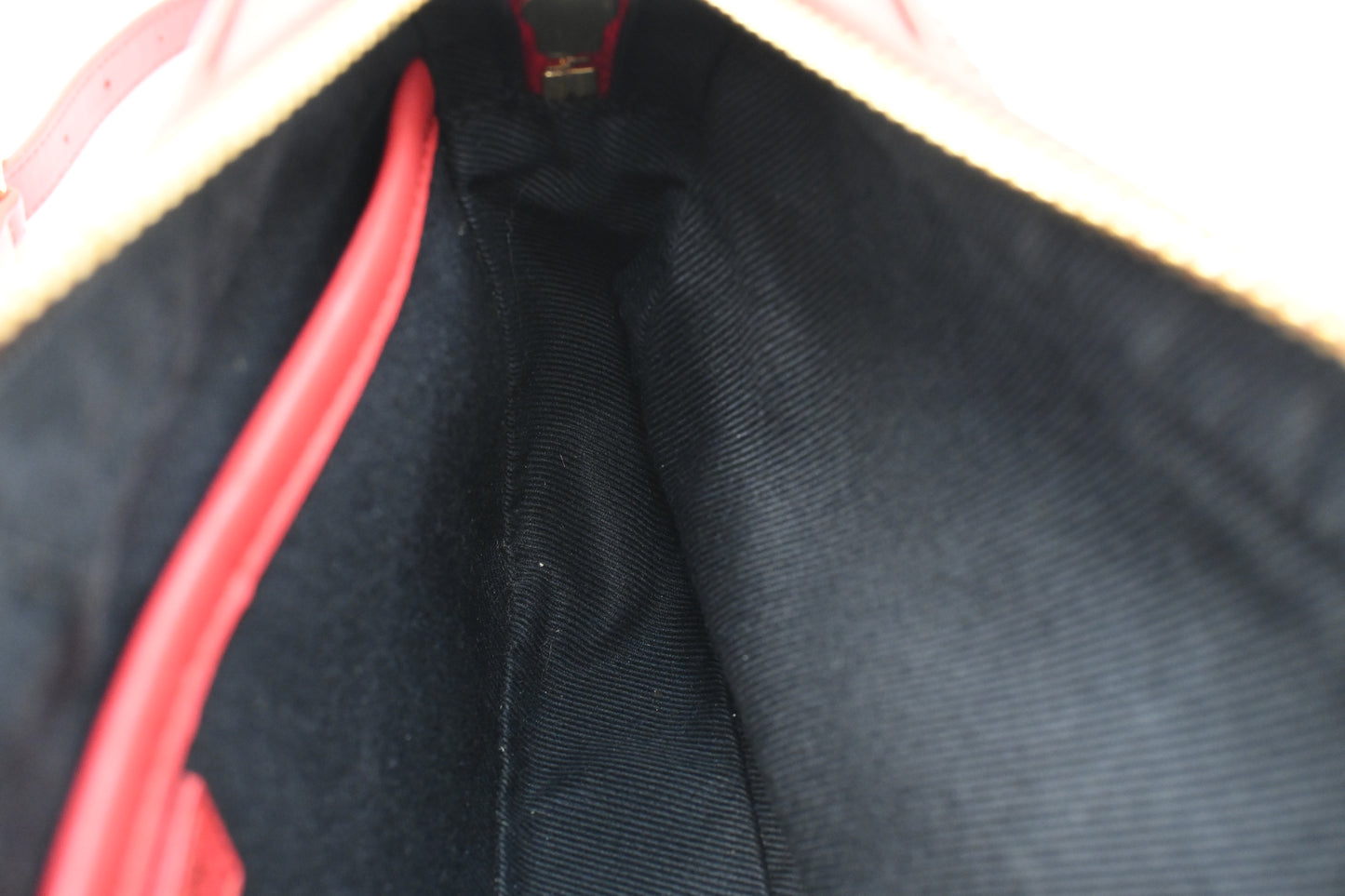 Burberry Lola Camera Bag in Red Leather