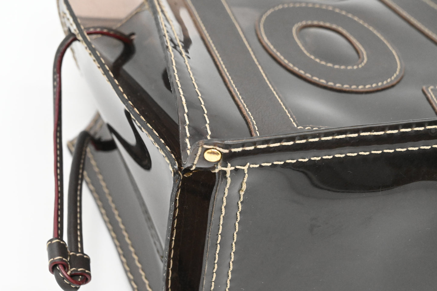 Loewe Shoulder Bag in Brown Clear Vinyl