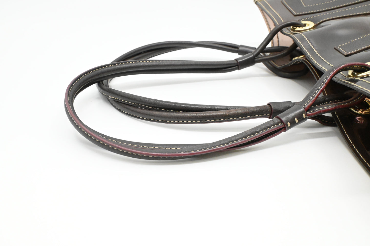 Loewe Shoulder Bag in Brown Clear Vinyl