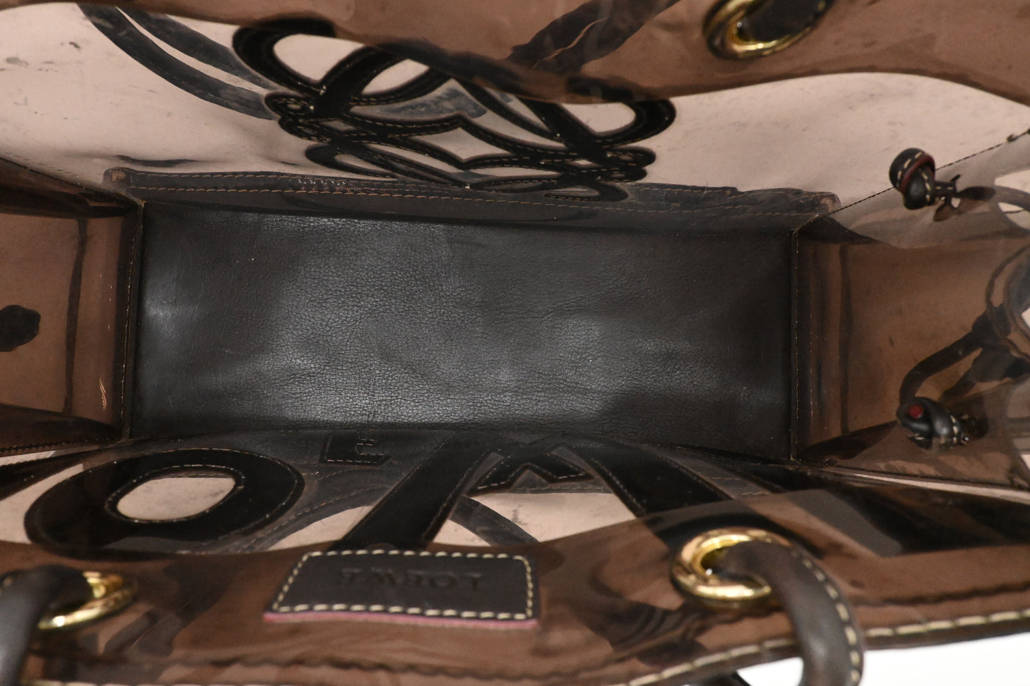 Loewe Shoulder Bag in Brown Clear Vinyl