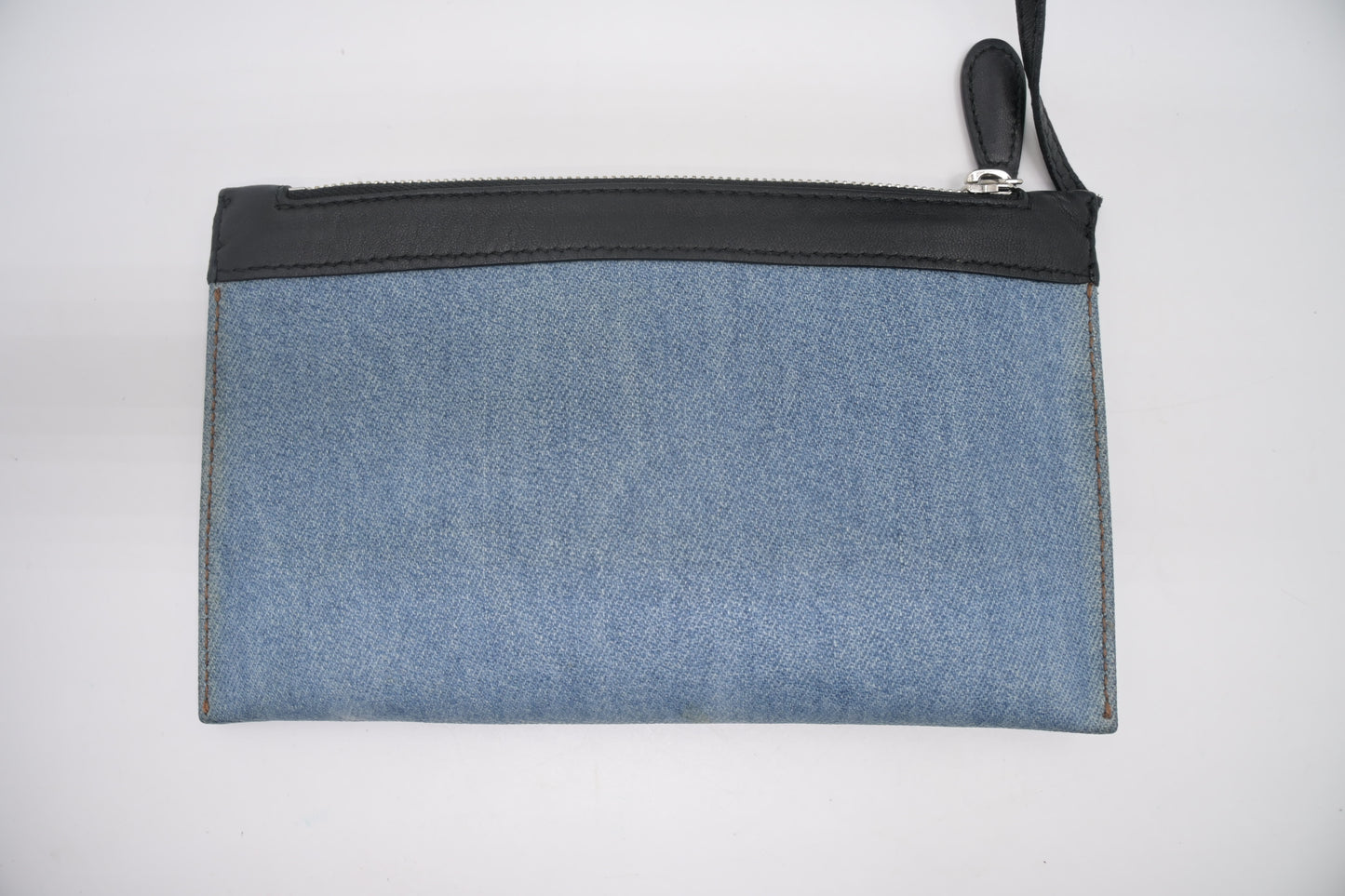 Balenciaga Navy Cabas Small Tote in Blue Coated Canvas